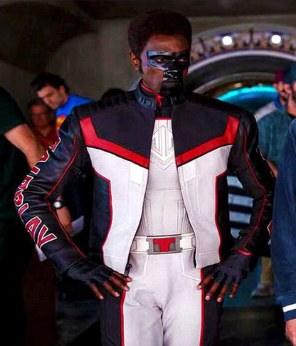 Mister Terrific Superman 2025 Edi Gathegi Leather Jacket