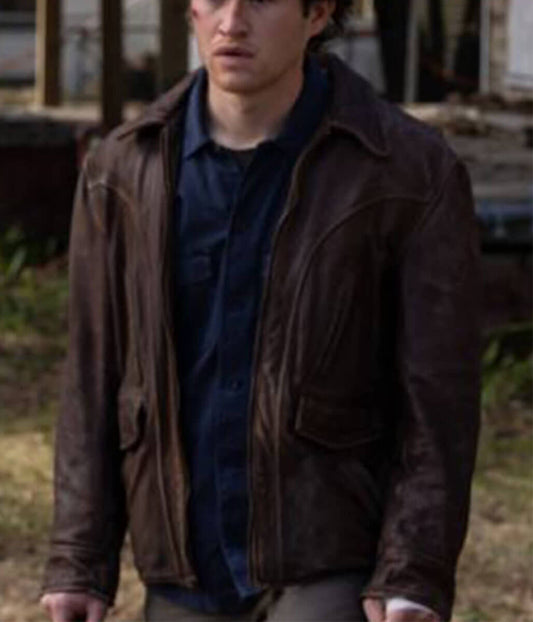 michael-pare-helloween-2025-brown-leather-jacket