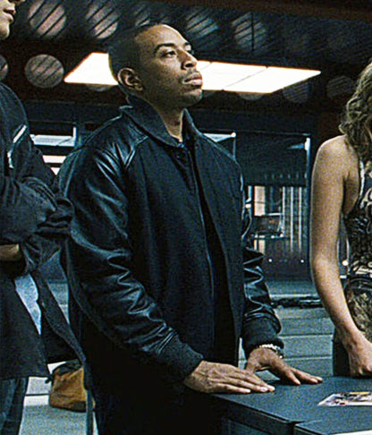 Tej Parker Fast & Furious 6 Black Wool Jacket