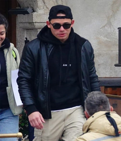 The Beauty 2026 Anthony Ramos Black Leather Jacket