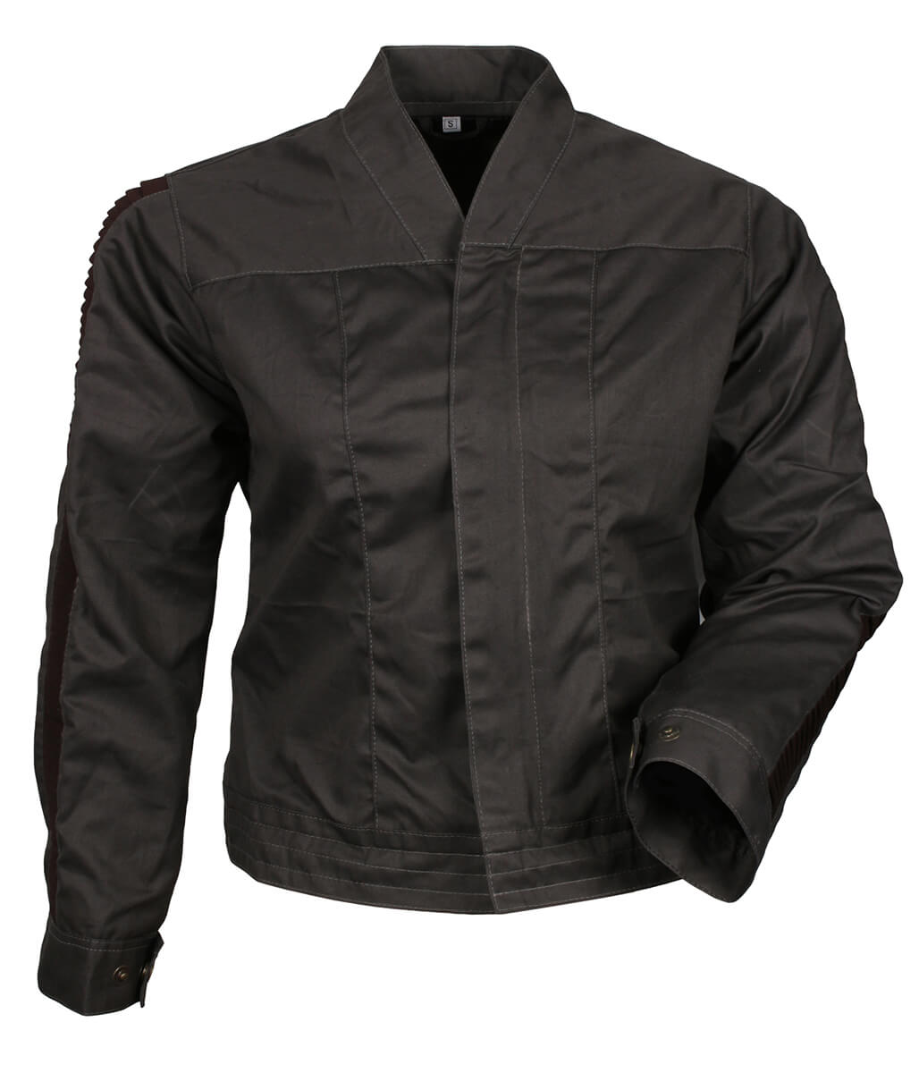 Women Sci-Fi Tactical Two-Piece Brown and Gray Vest and Jacket
