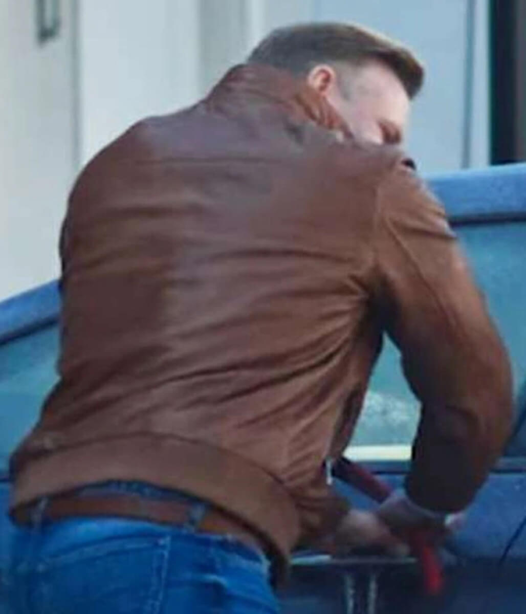 A Christmas Less Traveled Eric Johnson Leather Jacket