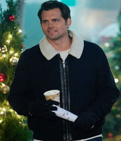 A Dickens Of A Holiday Kristoffer Wool Fur Collar Jacket