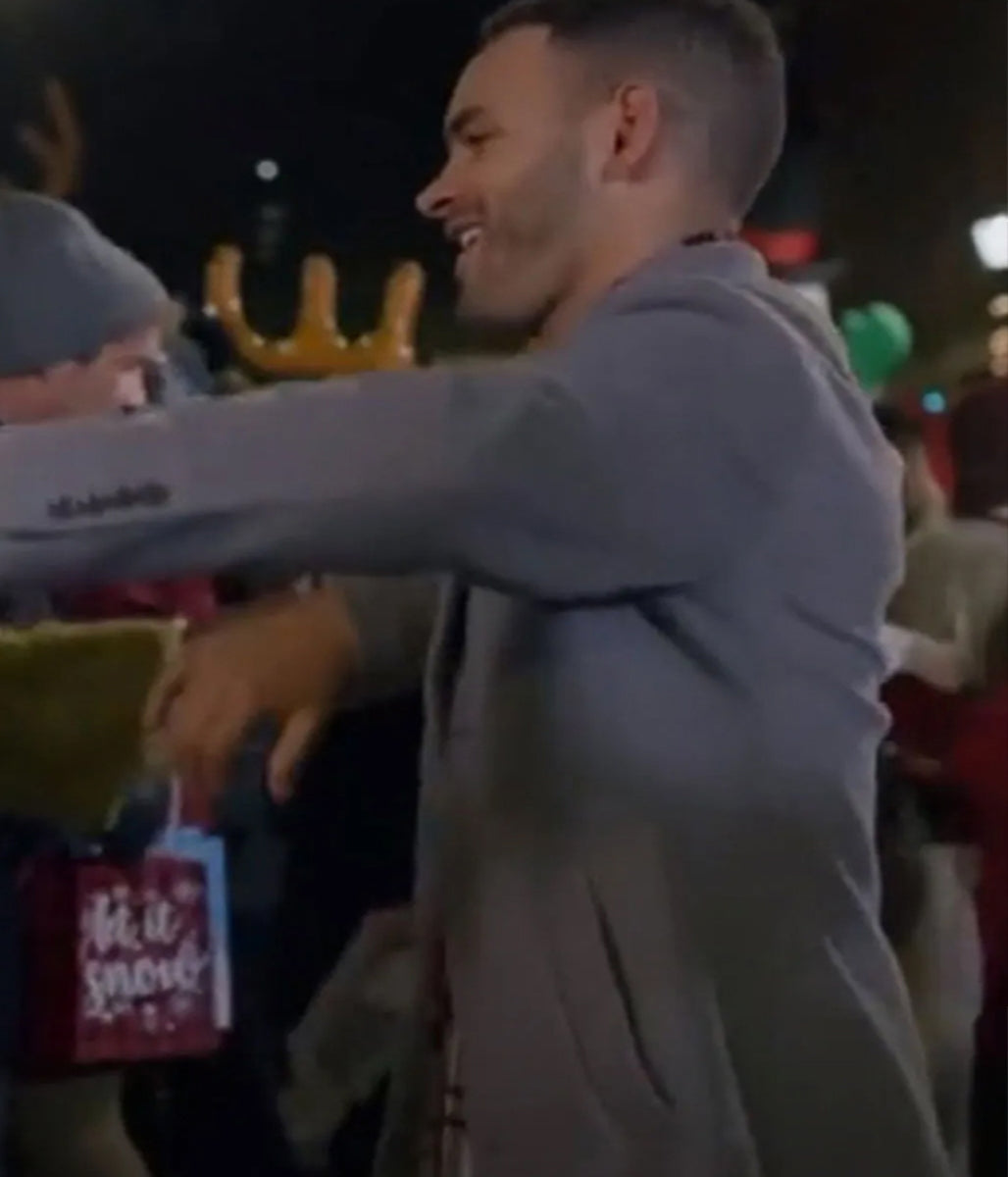 A Holiday In Harlem Will Adams Gray Wool Coat 