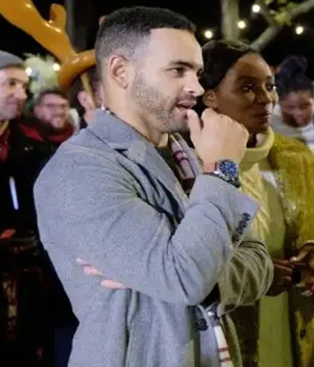 A Holiday In Harlem Will Adams Gray Wool Coat 