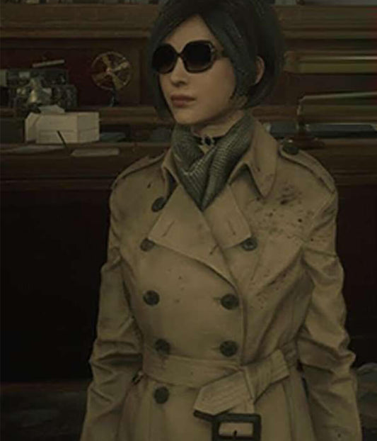 Ada Wong Resident Evil 2 Brown Trench Coat