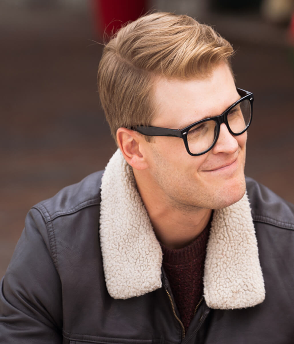 Adrian Spencer Dashing Home for Christmas Leather Jacket