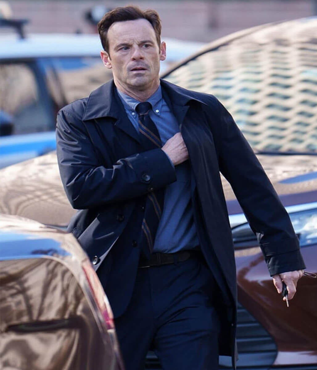 Agent Danny Furious S01 Blue Trench Coat