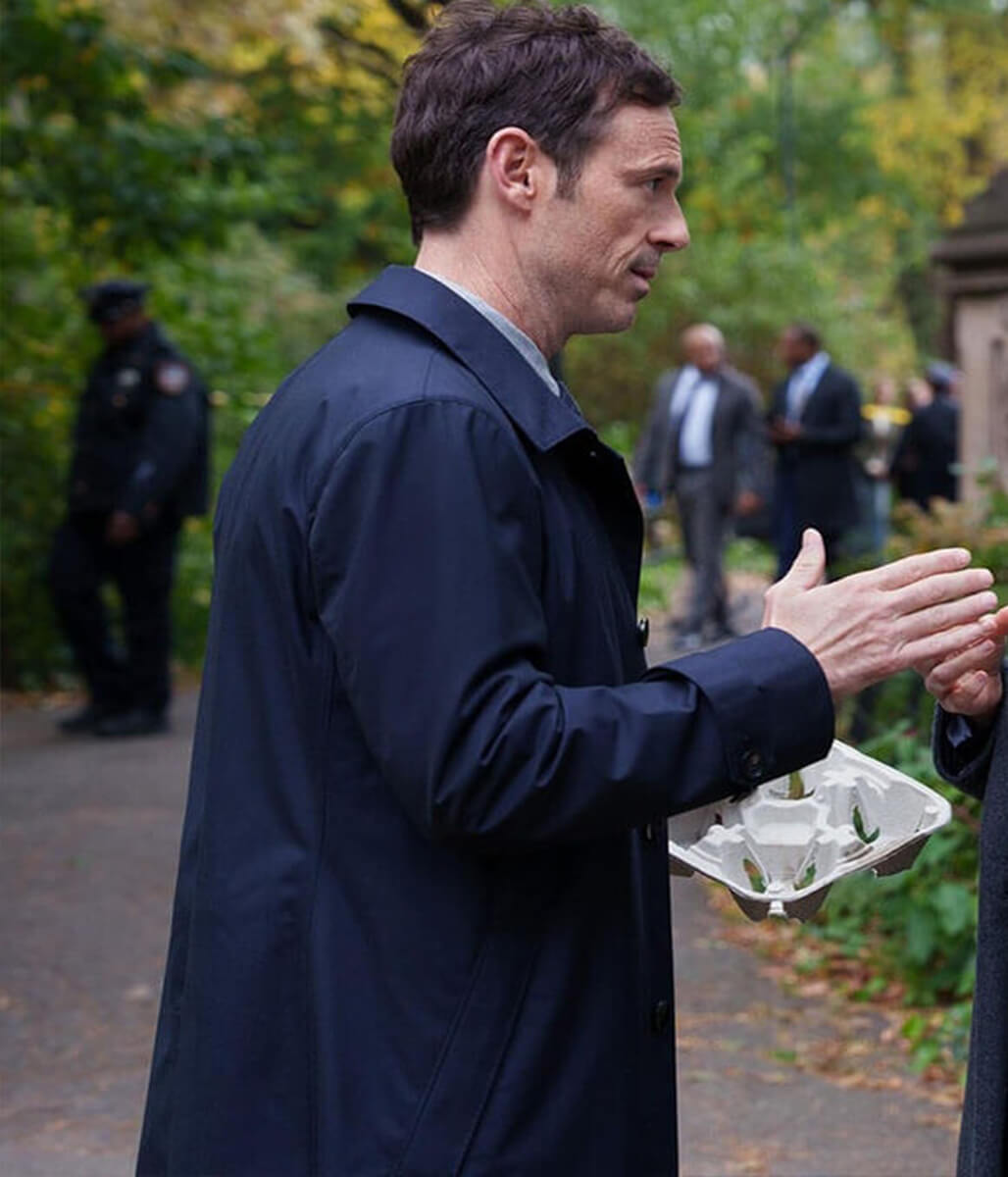 Agent Danny Furious S01 Blue Trench Coat