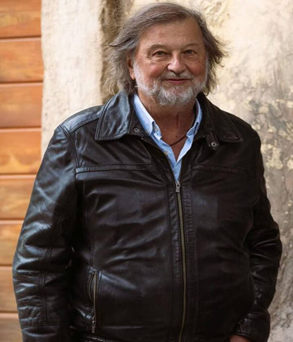 Aleksey Rybnikov Buratino 2026 Black Leather Jacket