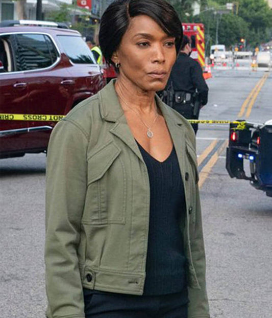 Angela Bassett 9-1-1 Green Cotton Jacket