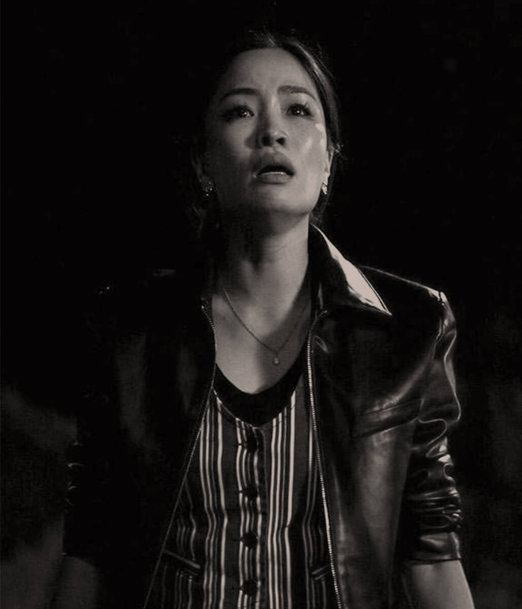 Anna Sawai Monarch: Legacy of Monsters Black Leather Jacket
