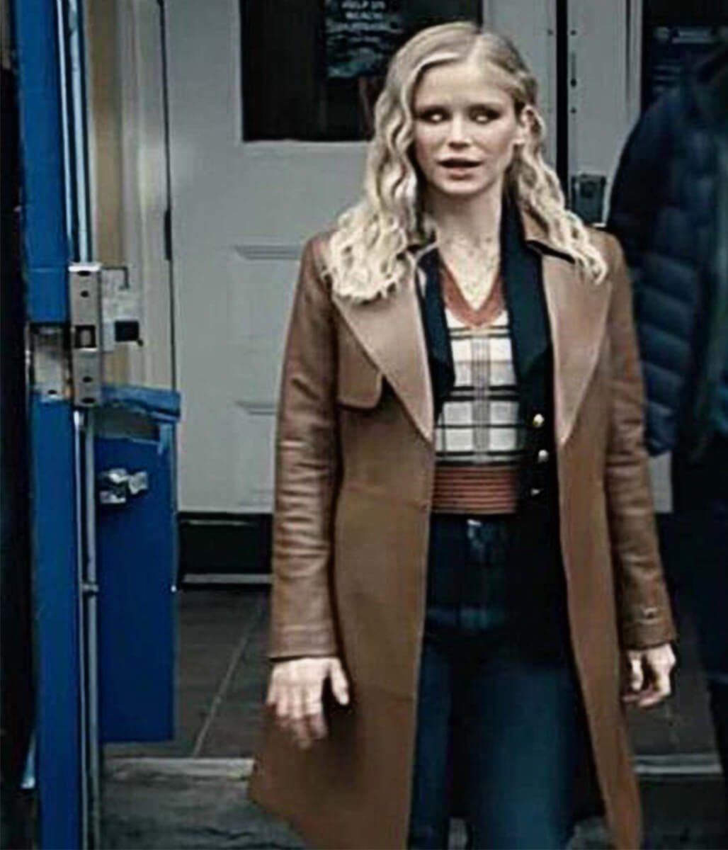 Annie January The Boys S04 Brown Leather Coat