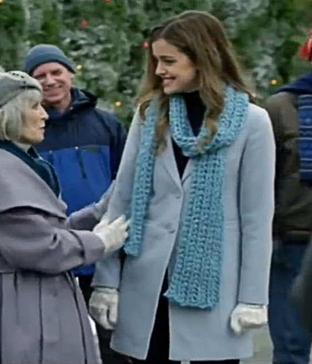 Ashley Newbrough Small Town Christmas Wool Coat