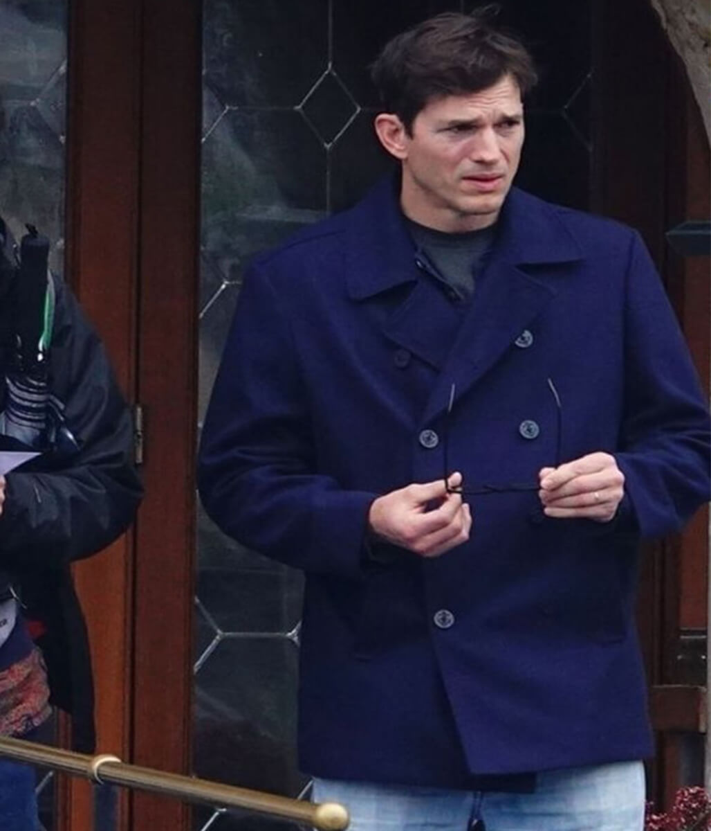 Ashton Kutcher The Beauty 2026 Blue Peacoat