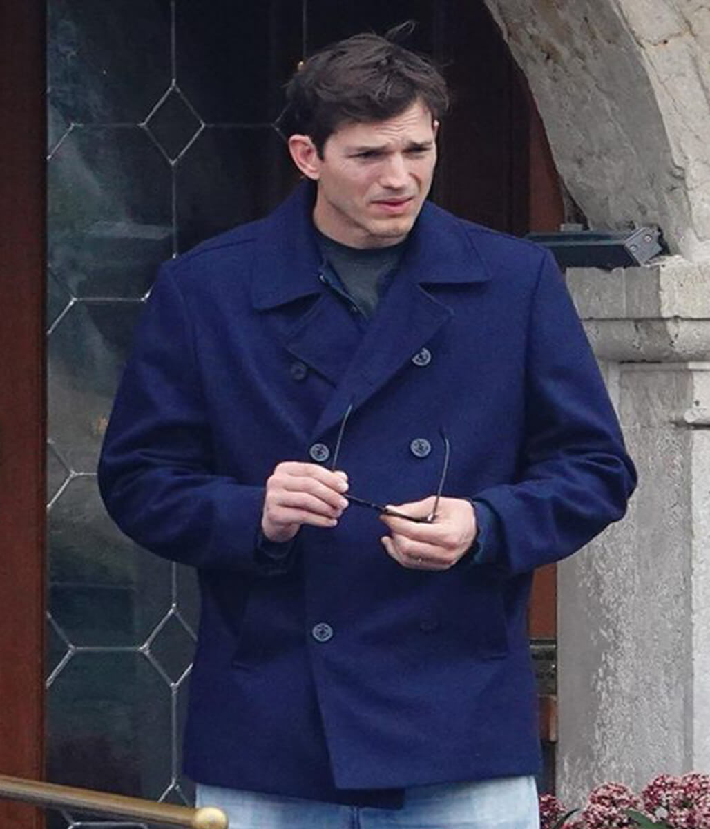Ashton Kutcher The Beauty 2026 Blue Peacoat