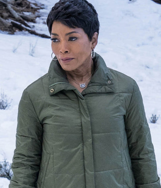 Athena Grant 9-1-1 Green Puffer Jacket