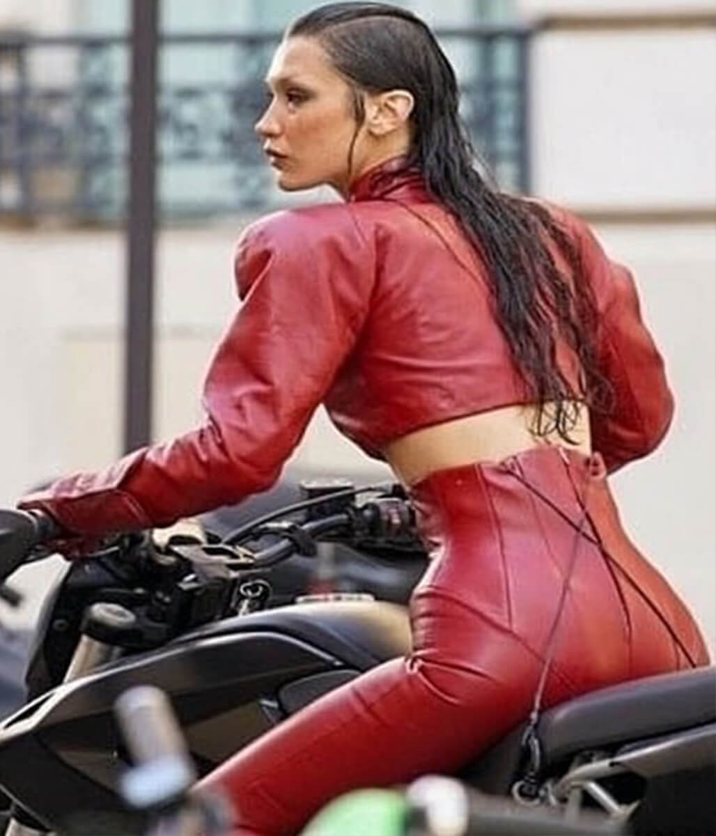 Bella Hadid The Beauty 2026 Leather Cropped Jacket
