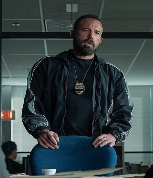 Ben Affleck The Rip 2026 Black Track Jacket