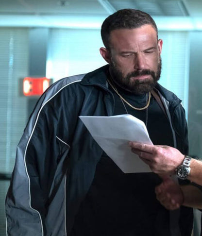 Ben Affleck The Rip 2026 Black Track Jacket