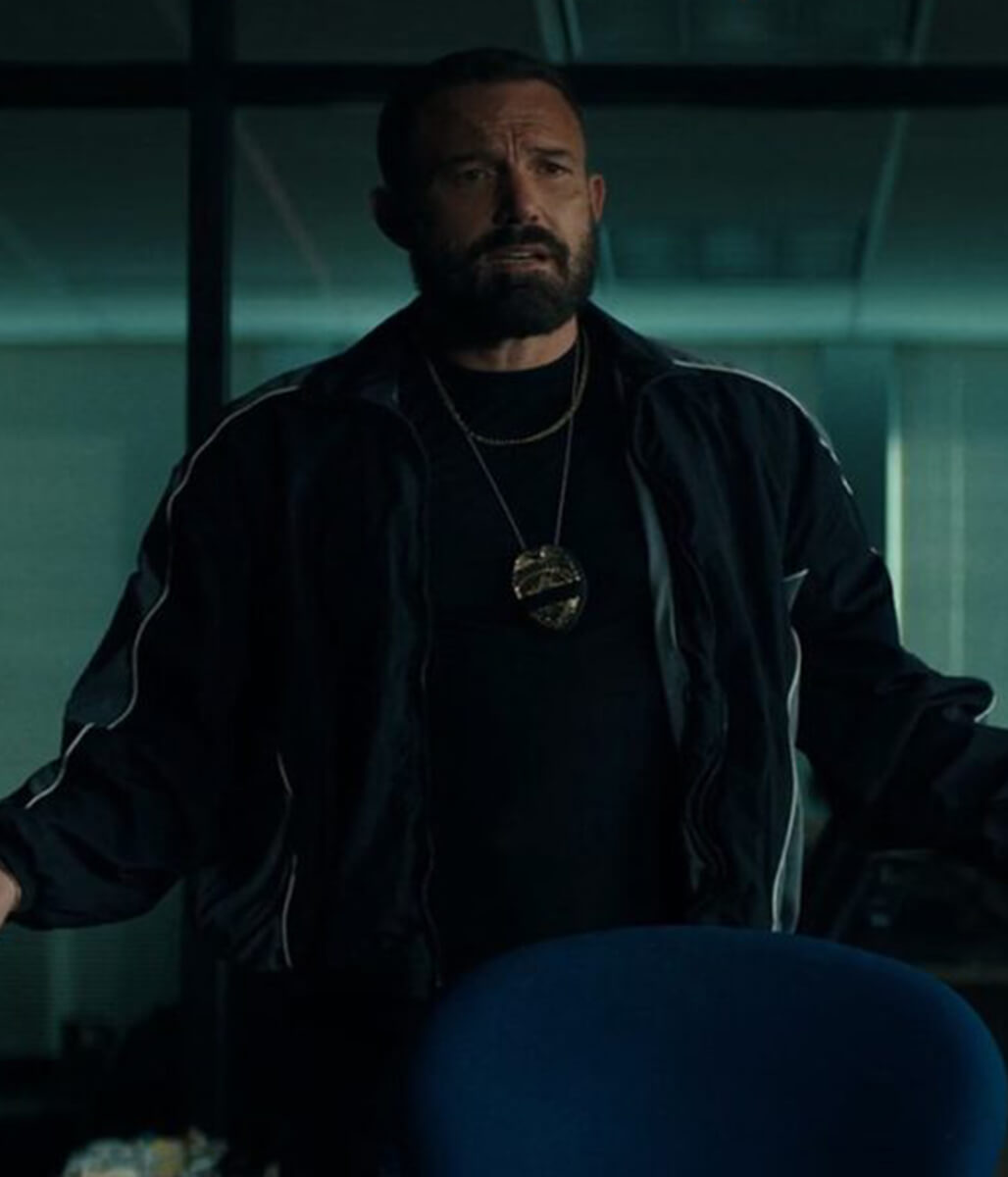Ben Affleck The Rip 2026 Black Track Jacket