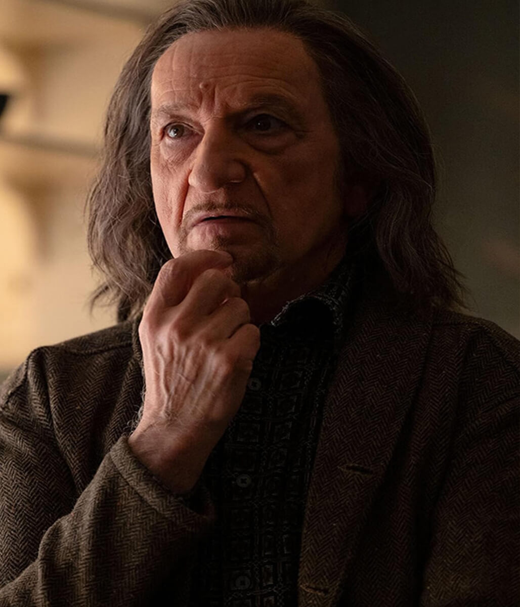 Ben Kingsley Wonder Man 2026 Wool Coat