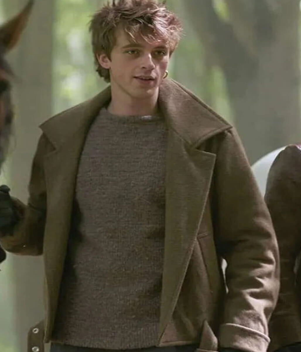 Benjamin Voisin Carême 2025 Brown Wool Coat