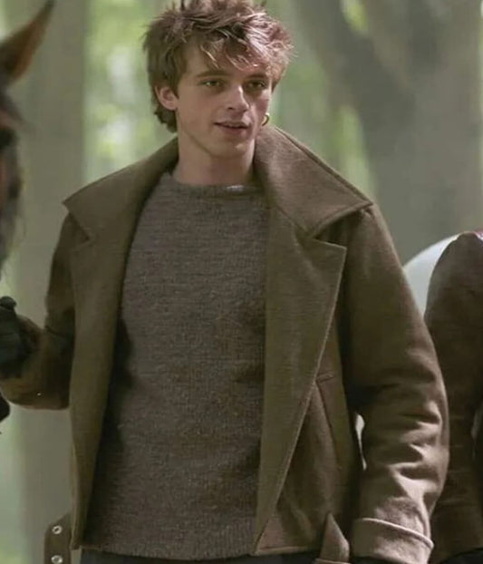 Benjamin Voisin Carême 2025 Brown Wool Coat