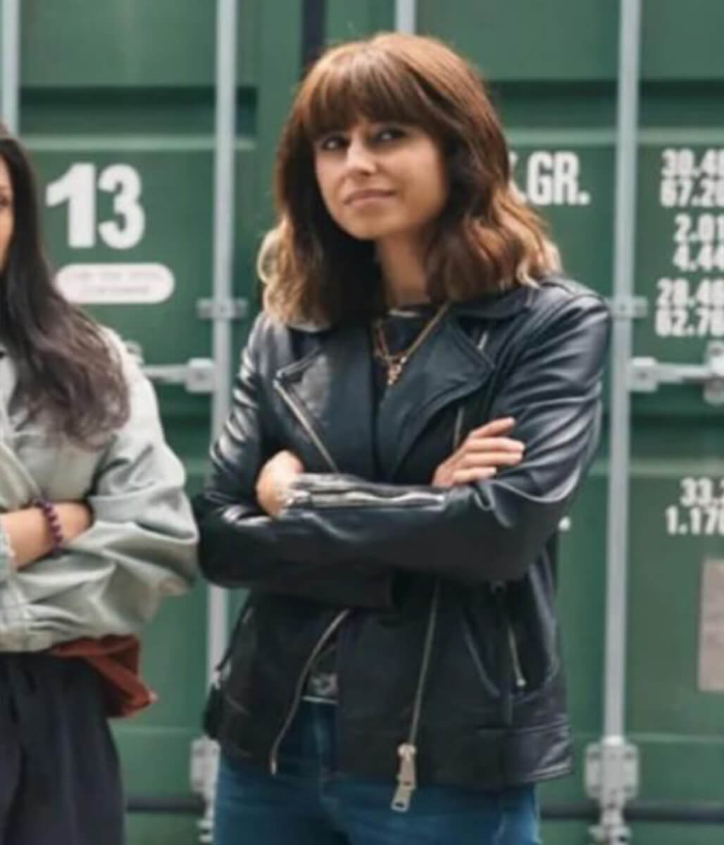 Betrayal S01 Zahra Ahmadi Black Leather Jacket