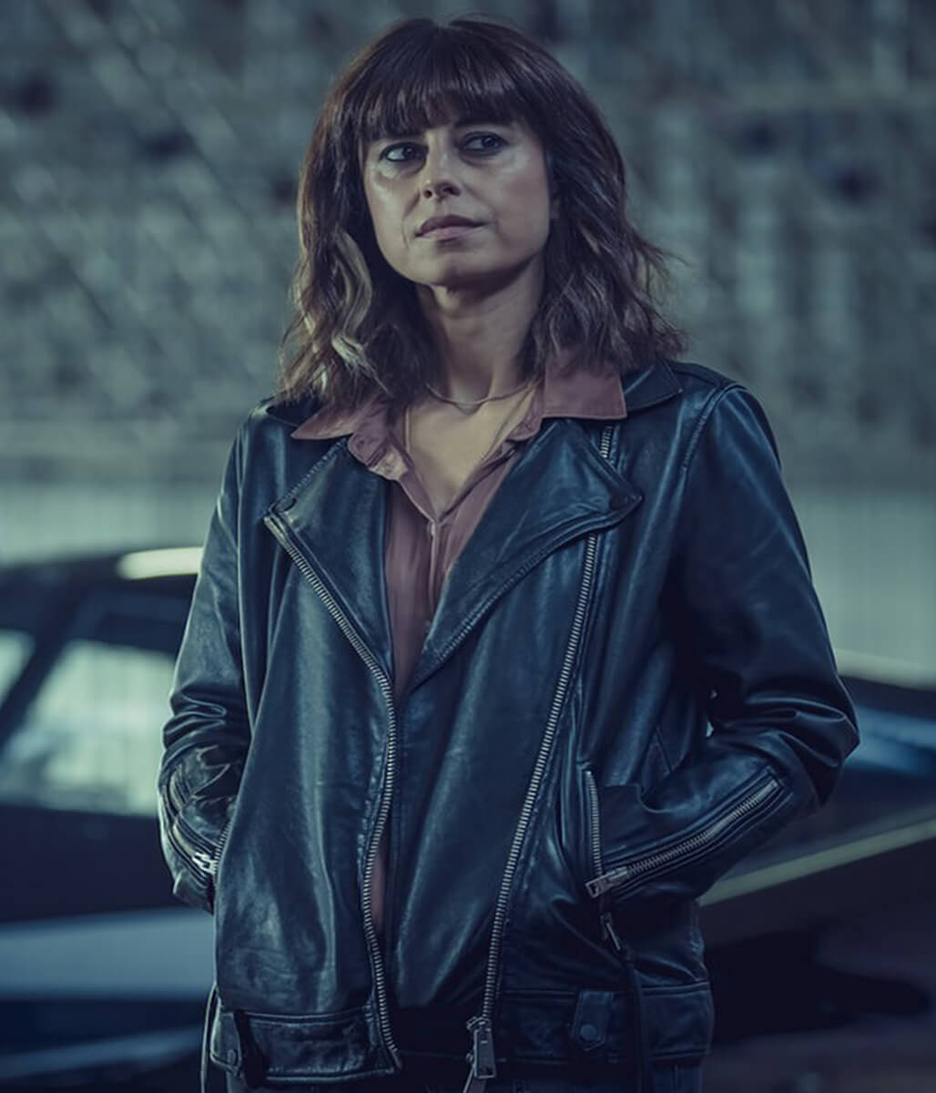 Betrayal S01 Zahra Ahmadi Black Leather Jacket