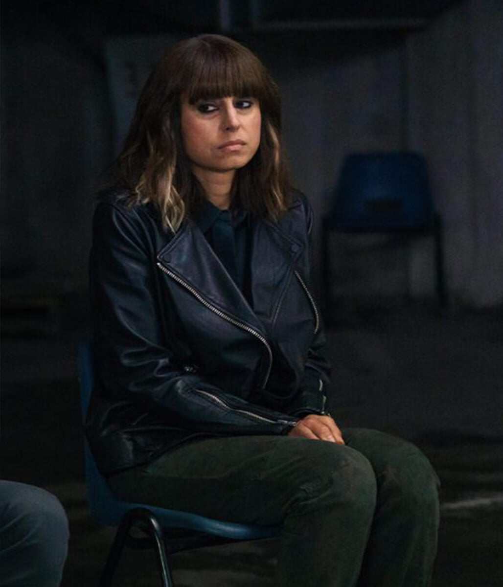 Betrayal S01 Zahra Ahmadi Black Leather Jacket