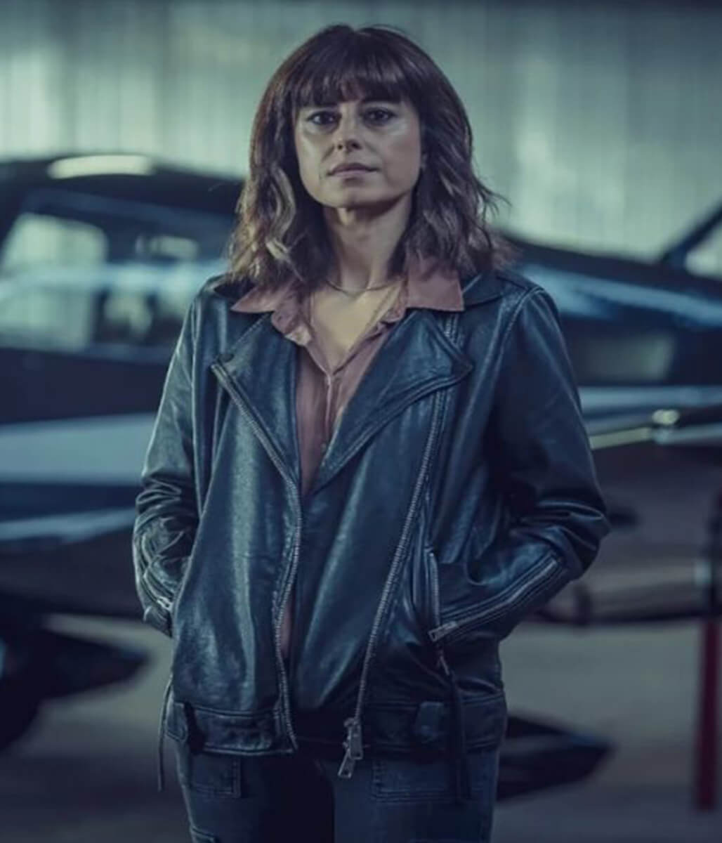 Betrayal S01 Zahra Ahmadi Black Leather Jacket