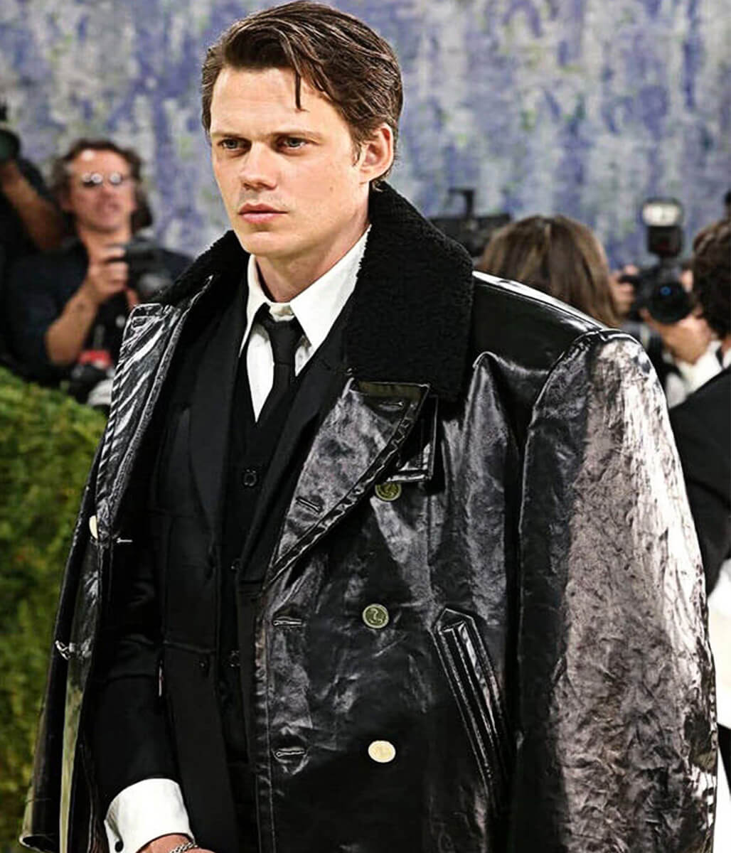 Bill Skasgaard Met Gala 2026 Black Cotton Coat