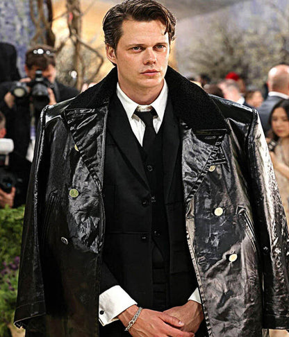 Bill Skasgaard Met Gala 2026 Black Cotton Coat