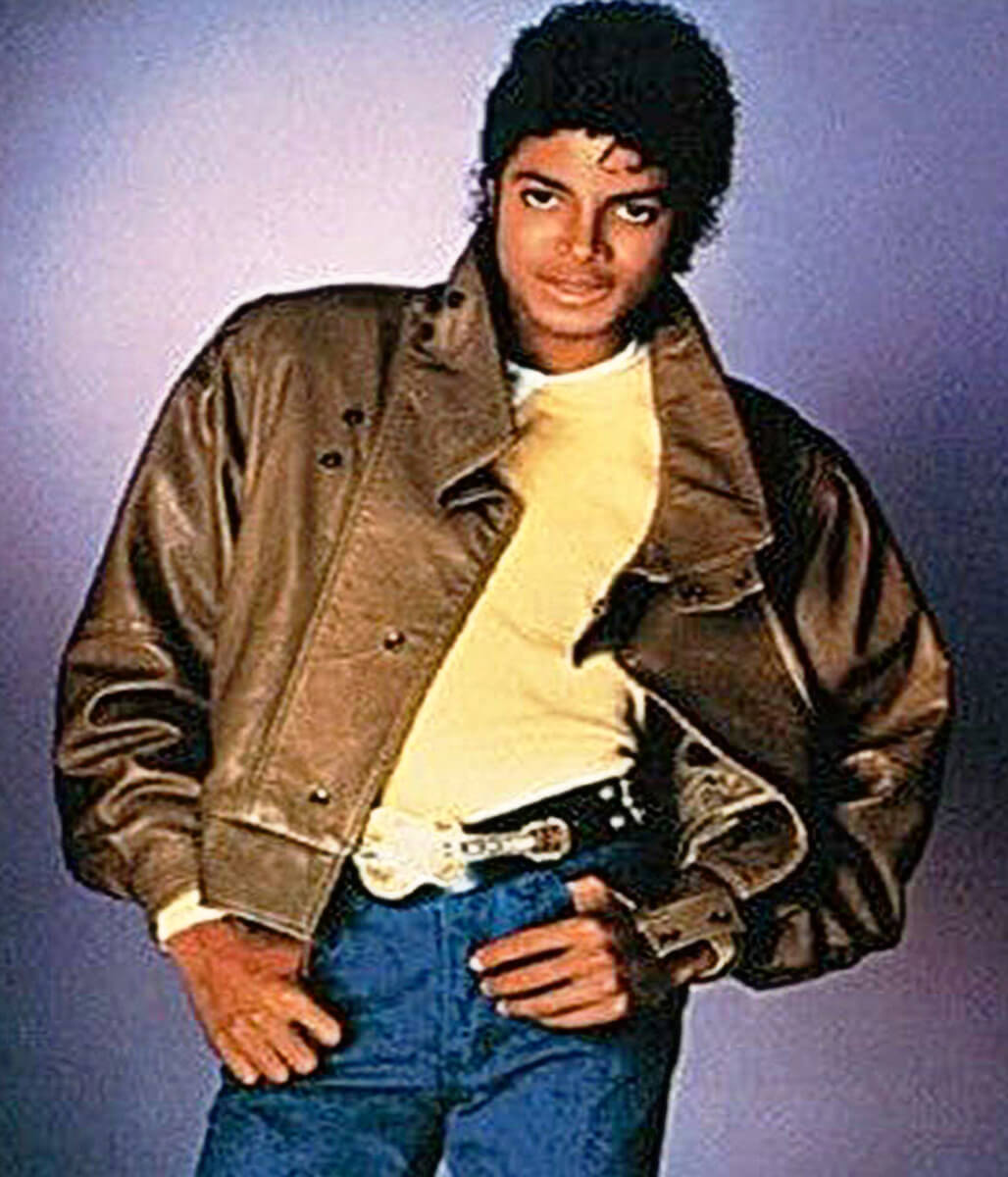 Billie Jean Michael Jackson Brown Leather Jacket