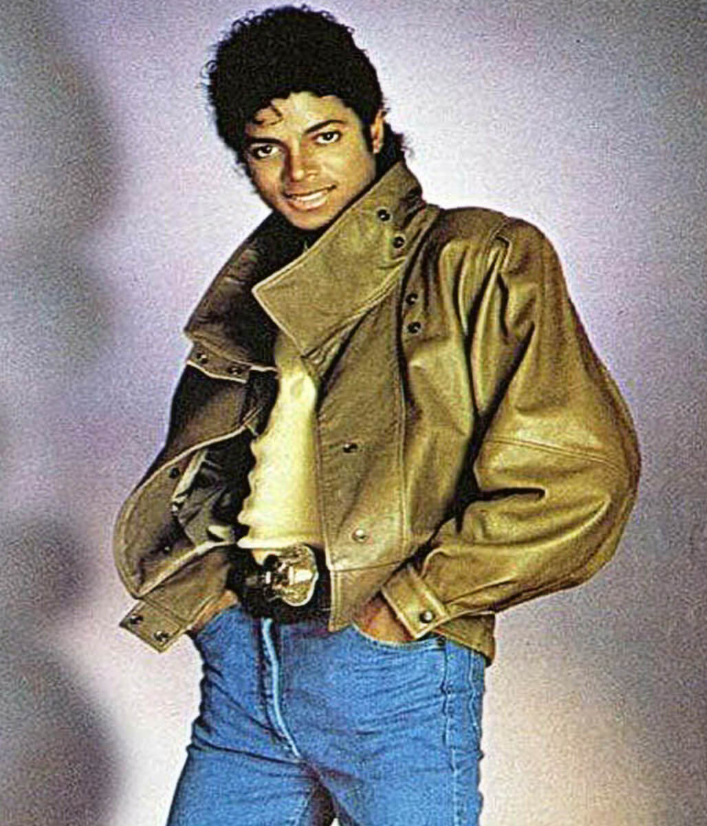 Billie Jean Michael Jackson Brown Leather Jacket