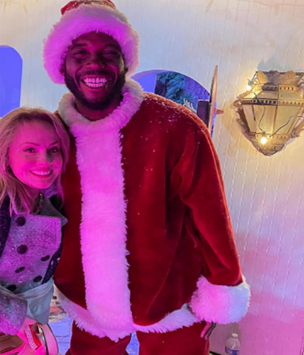 Blake Leeper Holiday Twist Red Velvet Santa Christmas Coat
