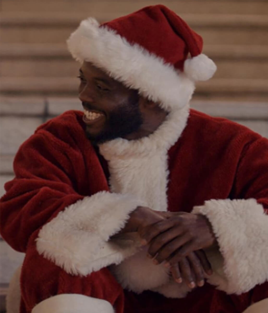 Blake Leeper Holiday Twist Red Velvet Santa Christmas Coat