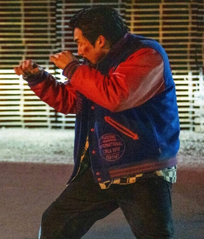 Bloodhounds S02 Hong Woo Jin Blue Varsity Jacket