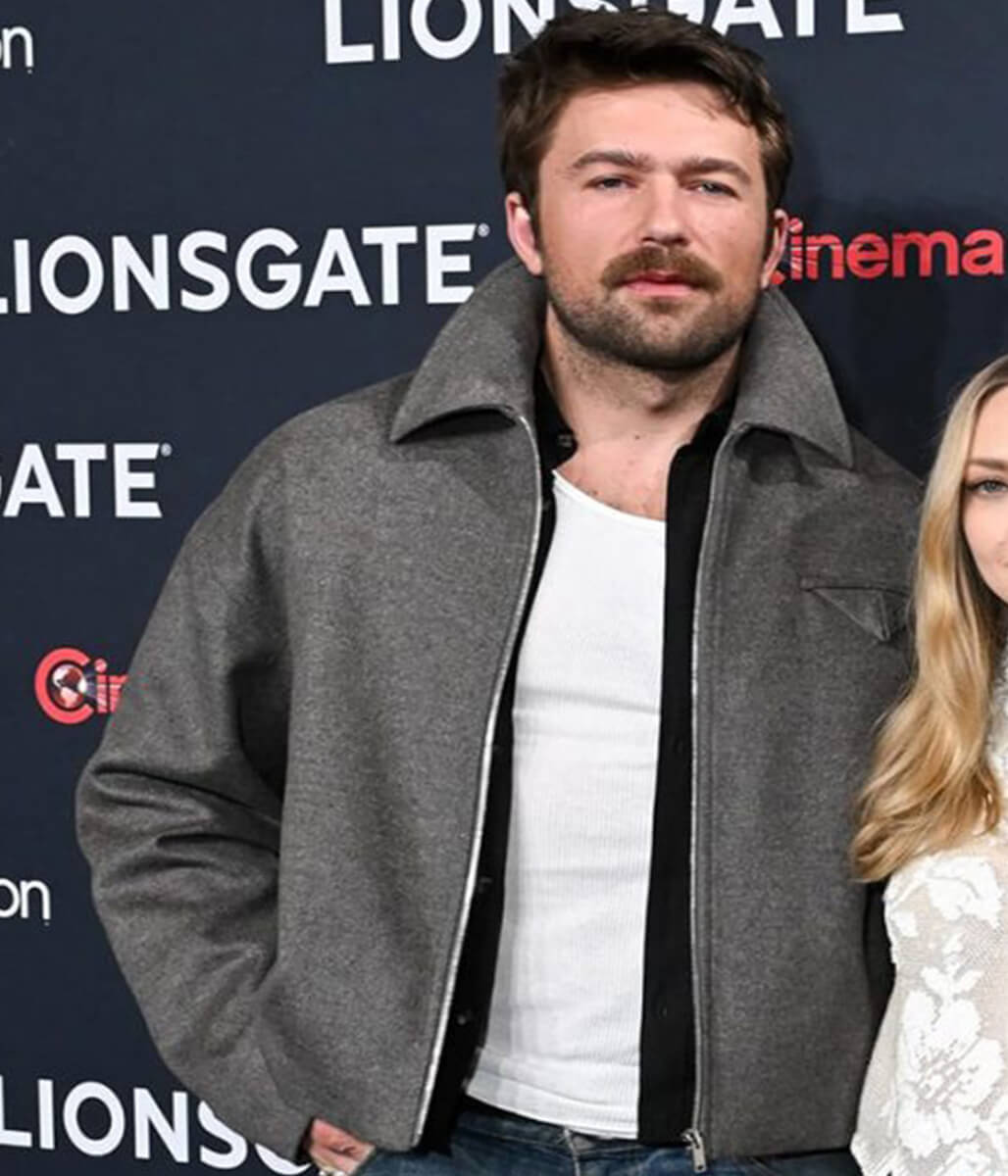 Brandon Sklenar The Housemaid 2025 Wool Jacket