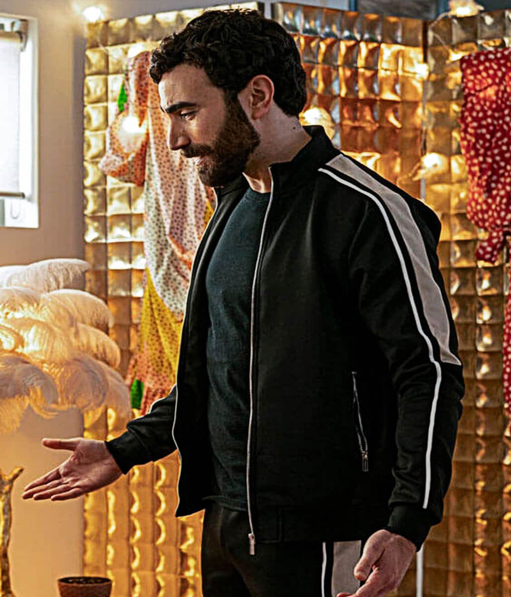 Brett Goldstien Ted Lasso S2 Black Track Jacket