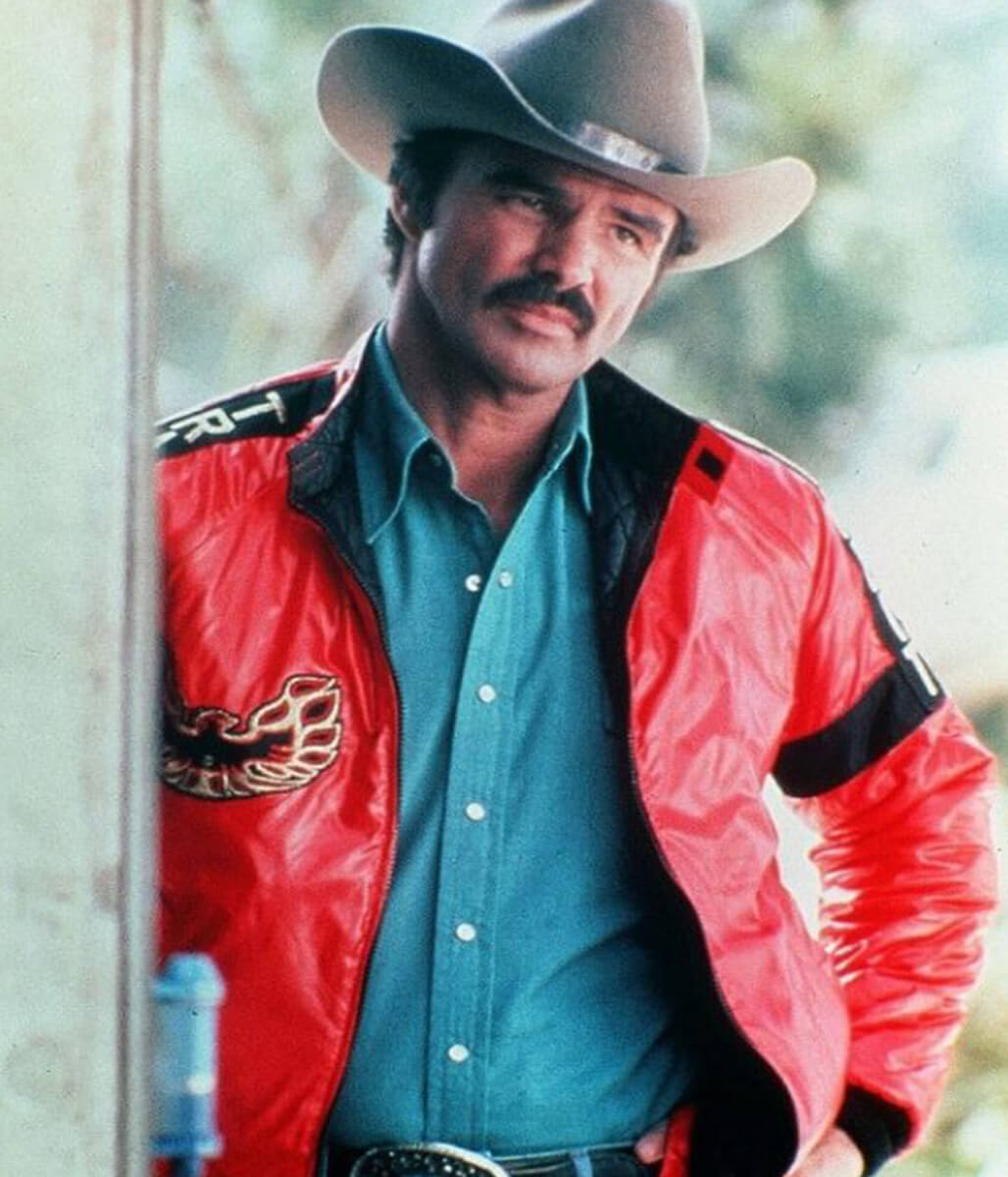 Burt Reynolds Smokey and the Bandit Red Leather Jacket 