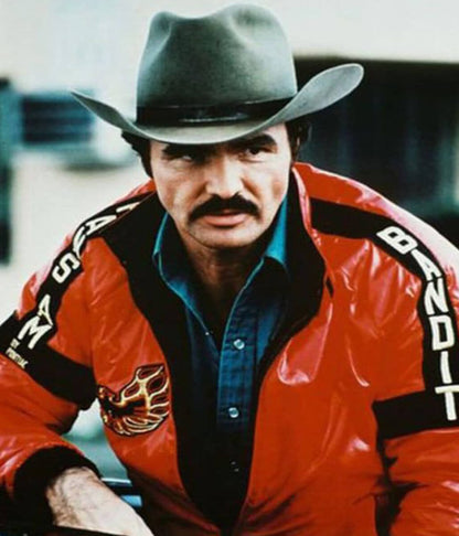 Burt Reynolds Smokey and the Bandit Red Leather Jacket 