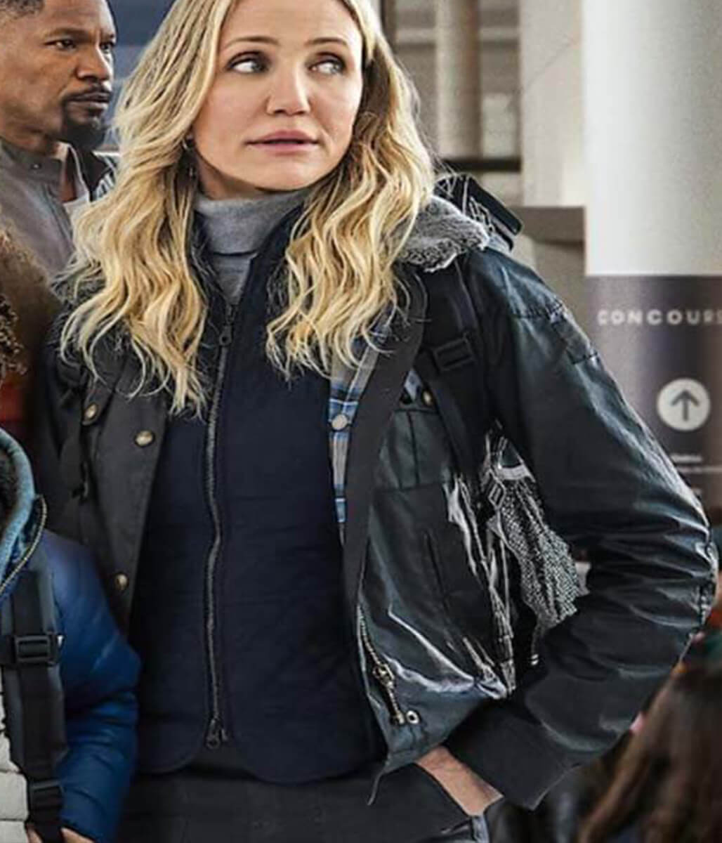 Cameron Diaz Back in Action 2025 Emily Black Jacket