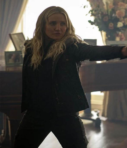 Cameron Diaz Back in Action 2025 Emily Black Jacket