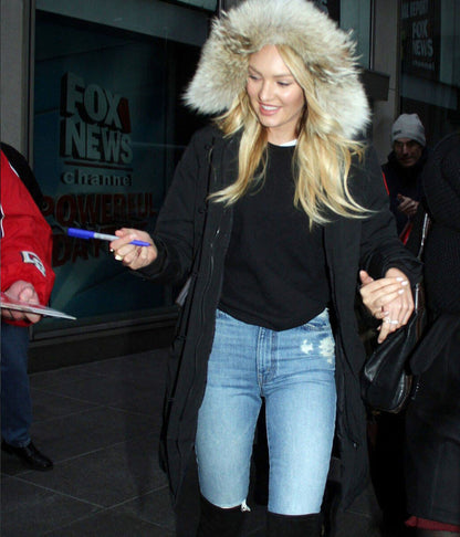 Candice Swanepeol Black Cotton Jacket
