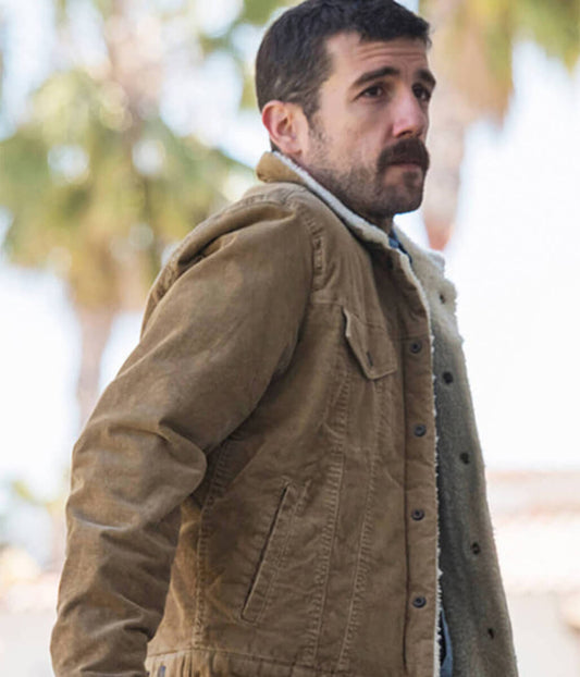 Carter Hudson Snowfall Brown Cotton Jacket