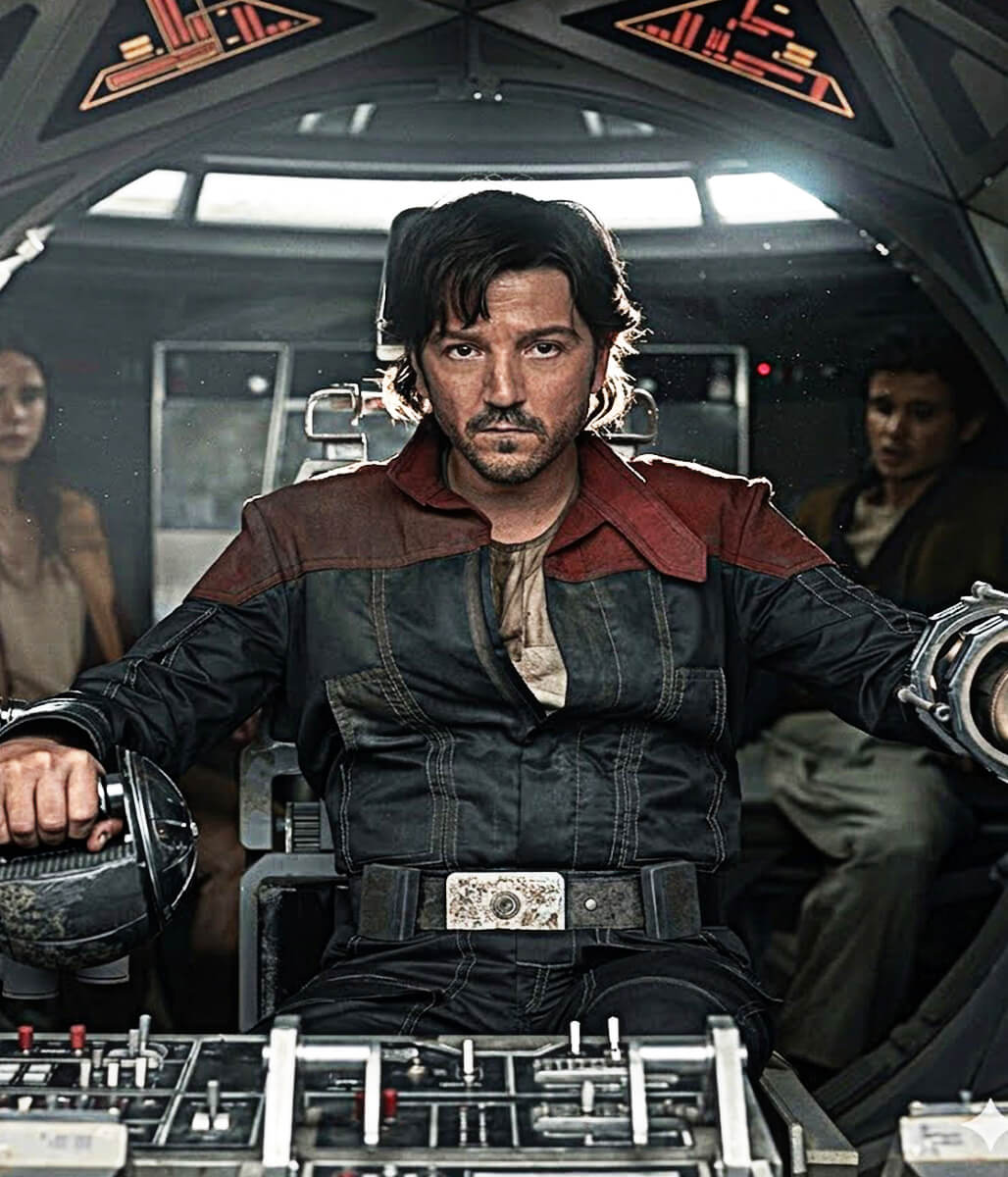 Cassian Andor Star Wars Andor S02 Black & Red Jacket
