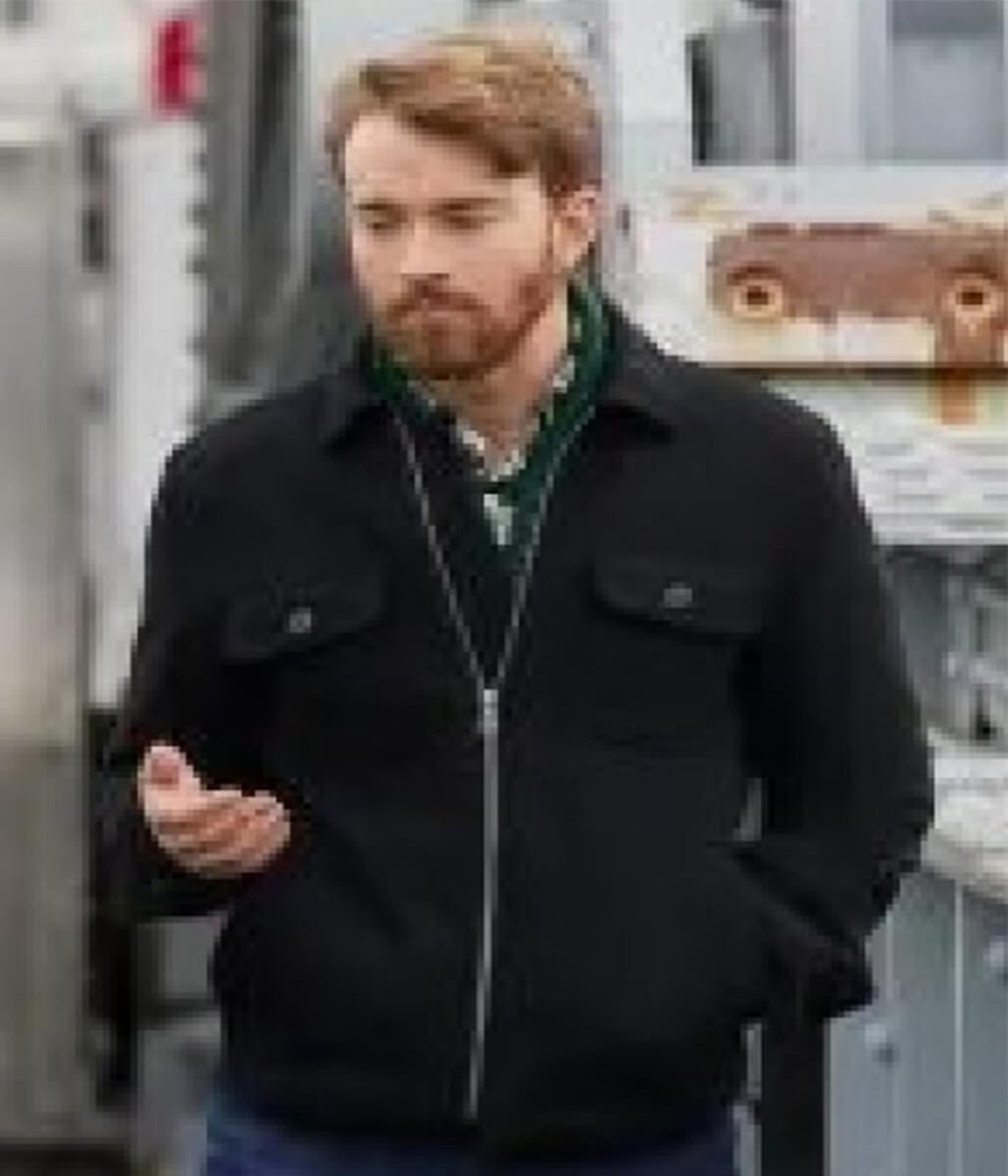 Chandler Massey Mystic Christmas Black Wool Jacket