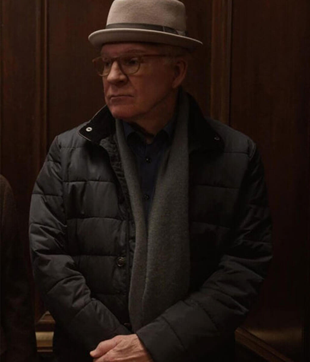 Charles-Haden Savage Only Murders in the Building Black Puffer Jacket